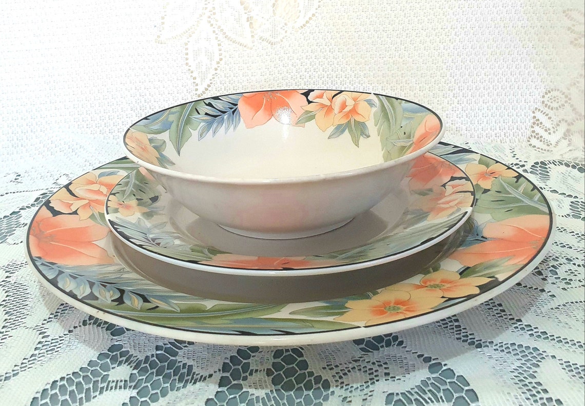 Gibson Floral Vintage Dinnerware Pattern 191 Etsy