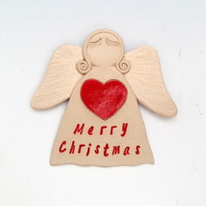 Christmas decoration, Fridge magnet, Angel magnet, Home decor, Kitchen decor, Cute magnet, Ceramic magnet, Handmade ceramic magnet