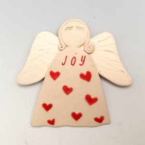 Christmas decoration, Fridge magnet, Angel magnet, Home decor, Kitchen decor, Cute magnet, Ceramic magnet, Handmade ceramic magnet