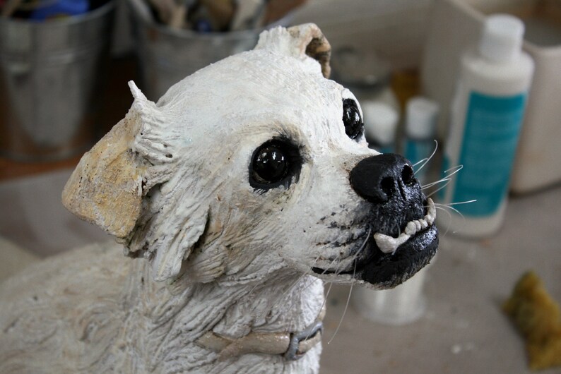 Pet Memorial Statue Custom Dog Sculpture Custom Pet Etsy