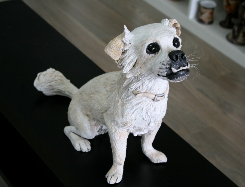 Pet Memorial Statue Custom Dog Sculpture Custom Pet Etsy