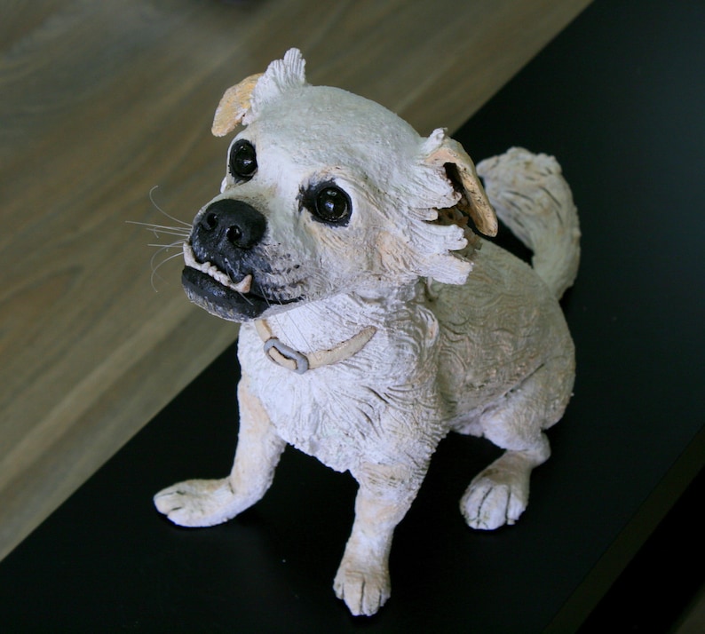 Pet Memorial Statue Custom Dog Sculpture Custom Pet Etsy