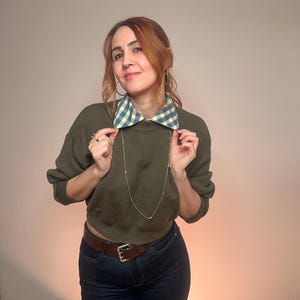 Green Collar PDF Sewing Pattern – Beginner Project (Instant Download)