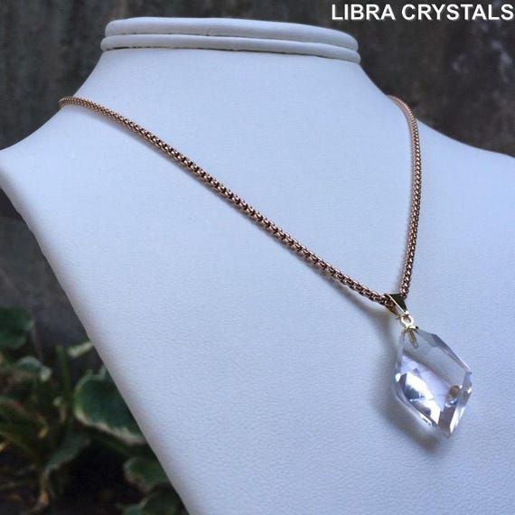 Lilac Quartz Hexagonal Generator Pendant Necklace… - image 12