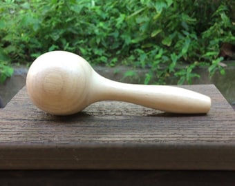 Wooden Rattle Shaker Maraca Shamanic Percussion Sound Tool 5.5in