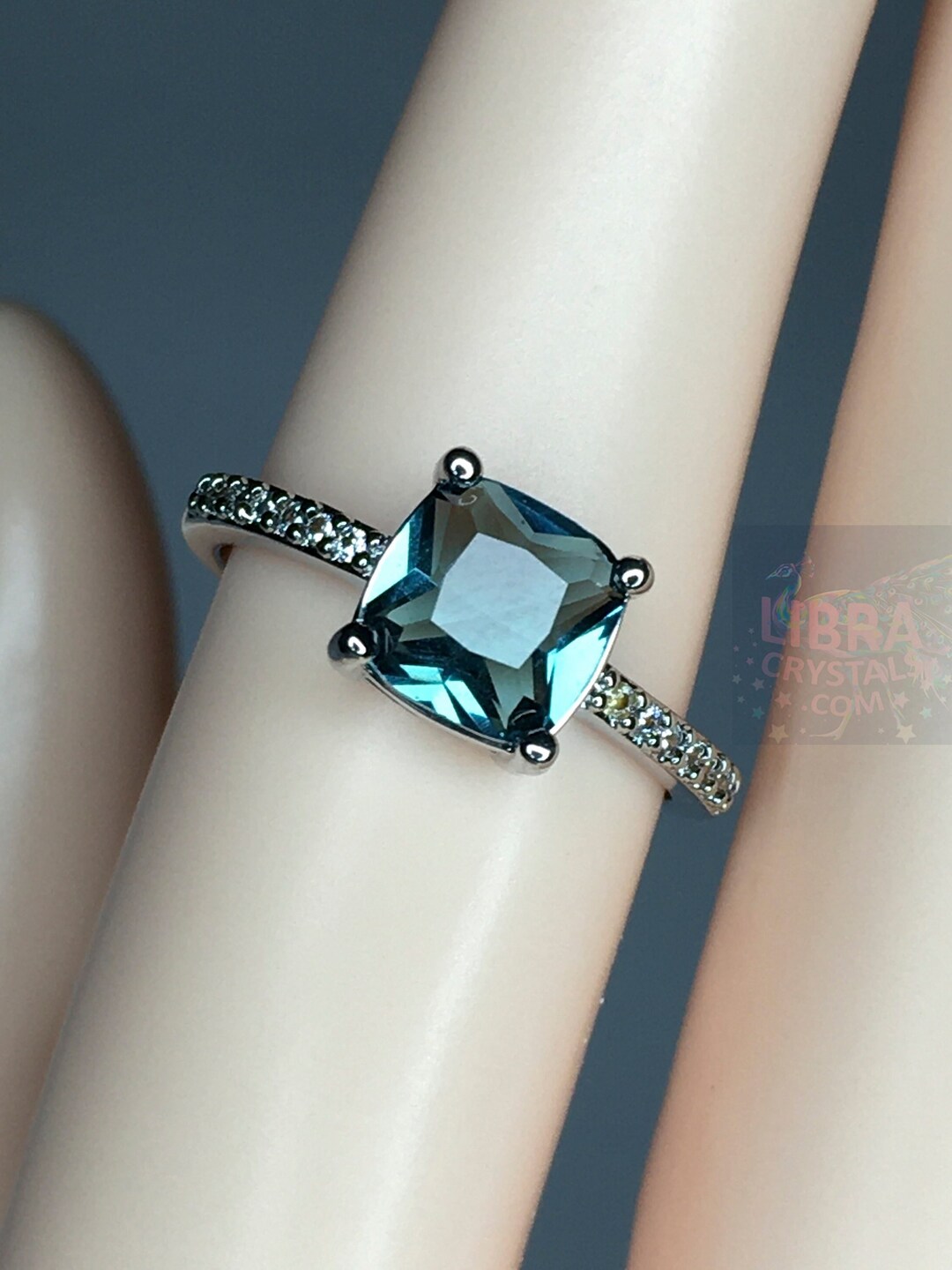 Istari Power Sky Sorceress Andara Crystal Ring Sirian Etsy