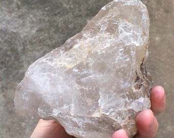 Raw Clear Quartz Crystal 1.29lb Natural Rough Stone Mineral Specimen Decor