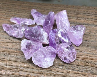 Amethyst Chips Lot Natural Purple Crystal Pieces Mineral Decor Reiki 96g
