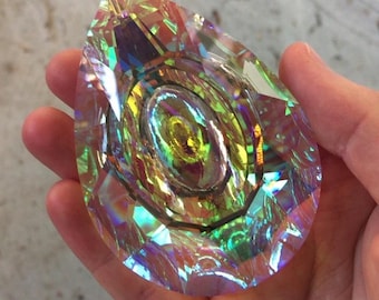 Rainbow Crystal Glass Suncatcher Faceted Prism Sun Catcher Hanging Window Decor