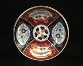 Antique Imari Porcelain Bowl, Hand Painted Soy Sauce Bowl with Gold Gilding Small Bowl China The Ritz Carlton Trinket Dish