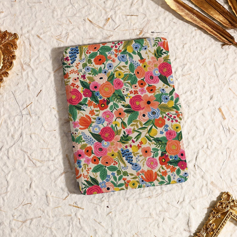 Colorful Floral Kindle Paperwhite Case Kindle Case image 2