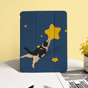 Puppy Chased Star iPad Case Cover For Apple iPad 9.7"/10.2"/10.5"/10.9''/11 inch,iPad Air 2/3/4 mini 6/5/4/3/2 iPad Pro iPad 2022 2021 2020