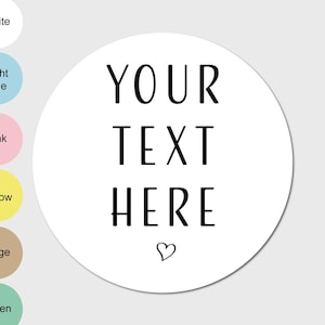 Etiqueta con su texto aquí, Adhesivo personalizado, Pequeña empresa, Embalaje, Correo y paquetería, Etiqueta térmica personalizada, Letrero personalizado, Etiqueta térmica personalizada