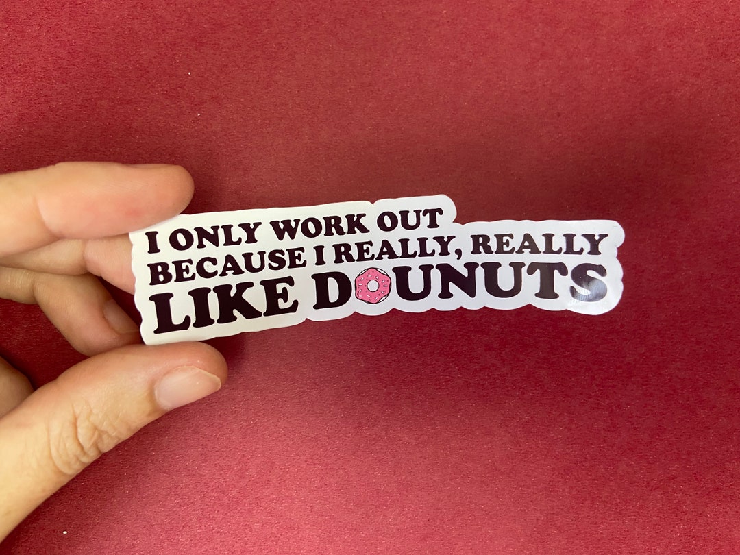 Fitness Stickers Workout Sticker Gym Motivation Quote Home Etsy