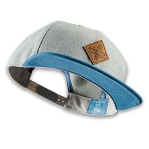 Cadeau de la fête des Pères Cadeaux de naissance Cadeau papa Annoncer une grossesse Casquette Père Fils Casquettes partenaires Ensemble de 2 Gris-bleu image 4