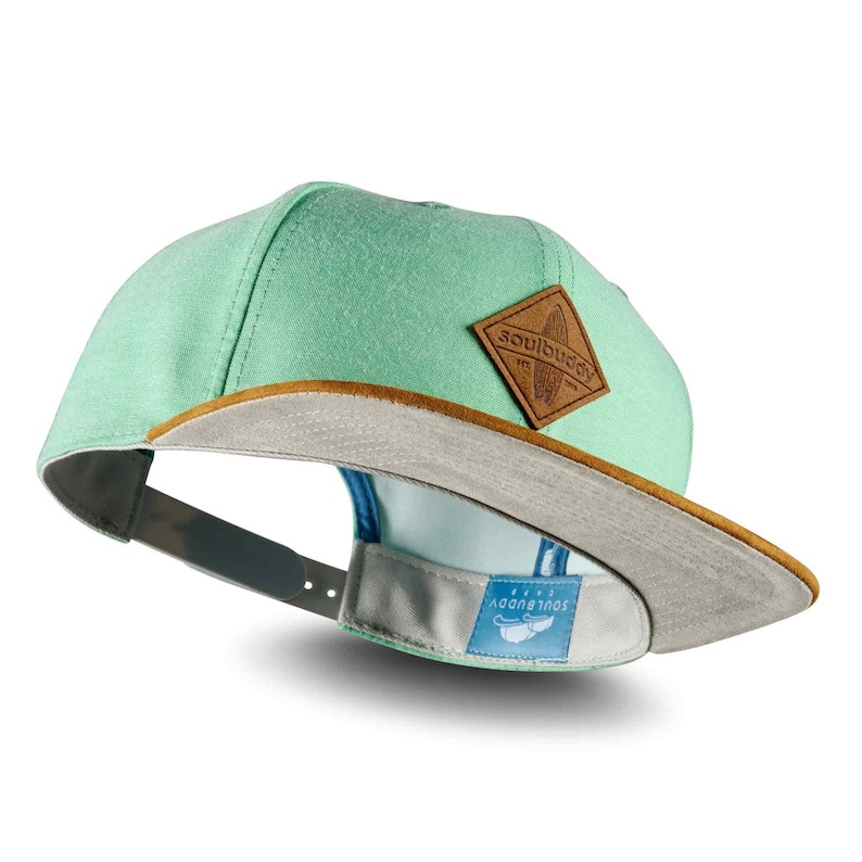 Gifts for Men Gift for father Birthday gift dad Birthday man Hat men Snapback Cap Mint Green image 2