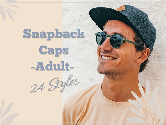 Snapback Cap Herren | Geschenk Mann | Papa Geschenk | Vatertagsgeschenk | Cap Herren | Männergeschenk - 24 Farben wählbar