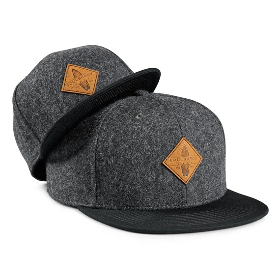 Papa Gift Caps Set of 2 Dark Grey Caps 