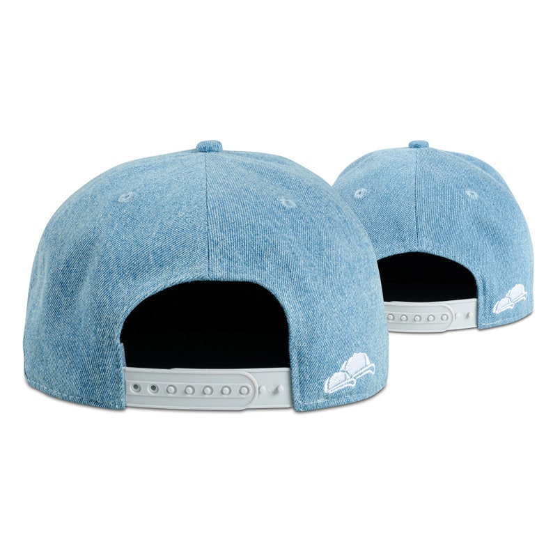 Cadeau de la fête des Pères Cadeaux de naissance Cadeau papa Annoncer une grossesse Casquette Père Fils Casquettes partenaires Ensemble de 2 Bleu clair image 4