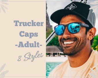 Boné Trucker para Homens e Mulheres | Presente para Homens | Presente para Mulheres | Presente Masculino | Presente para Ele | Presente de Aniversário para Homens - 8 Estilos à Escolha