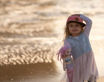 Chapeau de soleil enfants | Cadeaux de Pâques pour les enfants | Cadeau pour sœur | Casquette fille | Casquette enfant | Bonnets bébés | Rouge vif