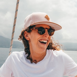 Cap Damen Pfirsich — Cappy Damen — Geschenk für Patentante — Geschenke für Frauen — Basecap Damen — Snapback Damen — 23 Styles wählbar