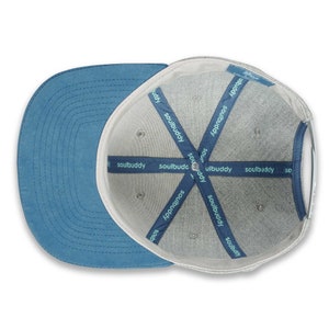 Cadeau de la fête des Pères Cadeaux de naissance Cadeau papa Annoncer une grossesse Casquette Père Fils Casquettes partenaires Ensemble de 2 Gris-bleu image 5