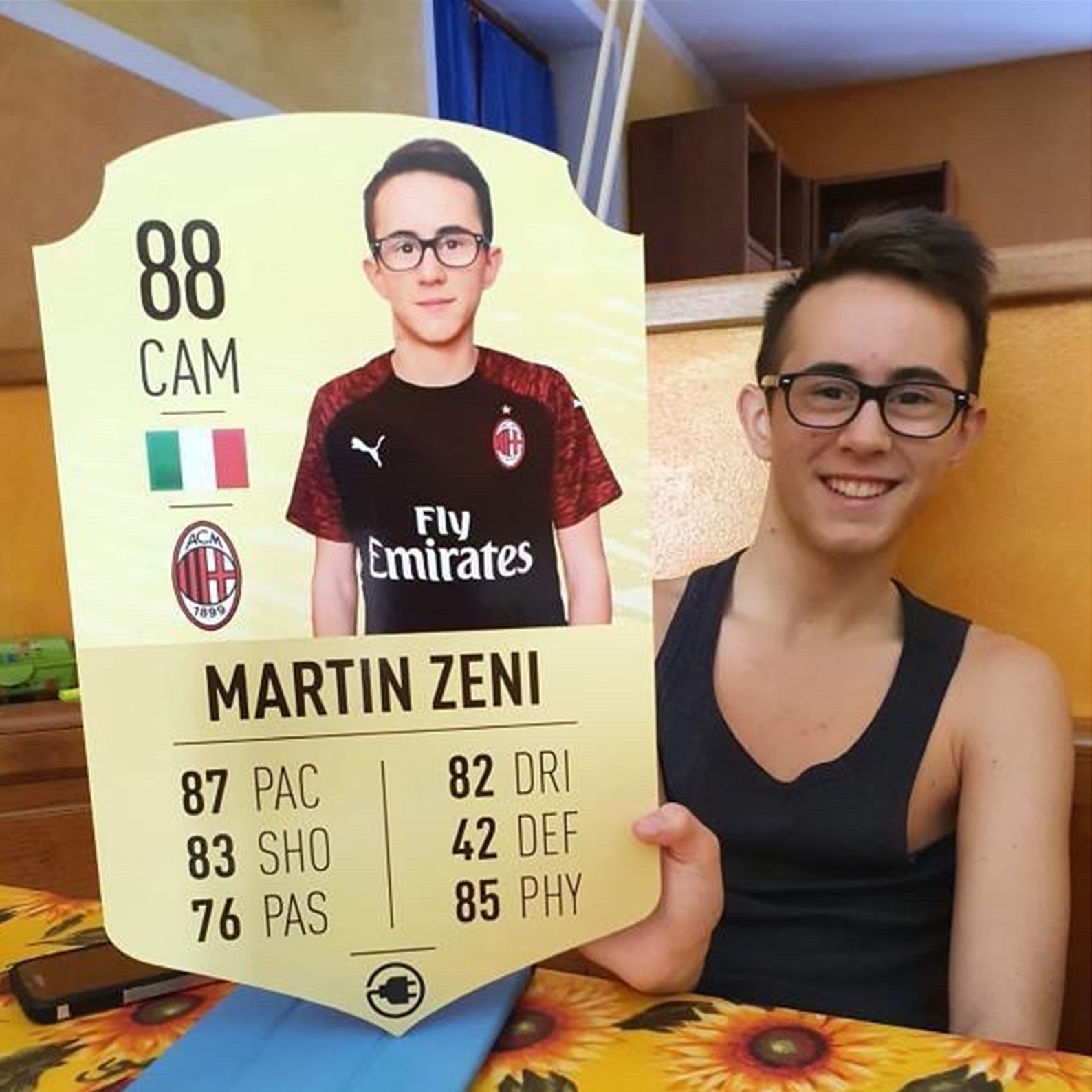 Personalised FIFA Cards Ultimate Team FIFA 21 Football Gift Etsy