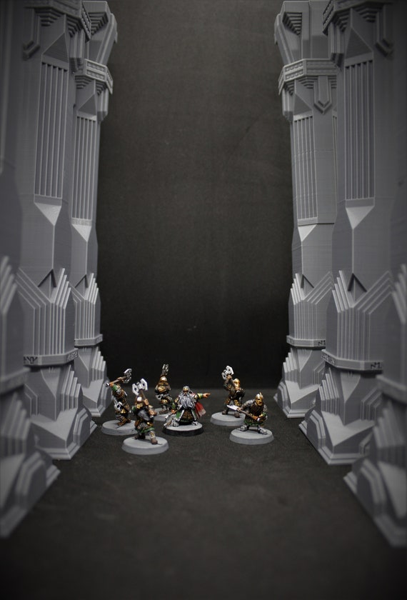 Pillars Lord of the Rings Khazad Dum Ruins Mines of Moria 