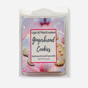 Gingerbread Cookies scented wax melts
