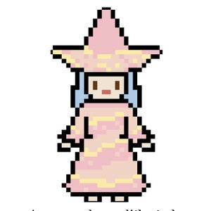 Air Witch Cross Stitch Pattern