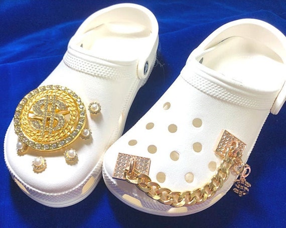 Dollar Diamond Crocs Charm / Luxury Charms for Crocs Custom/ Crocs Charm  Chain / Gift Idea for Women