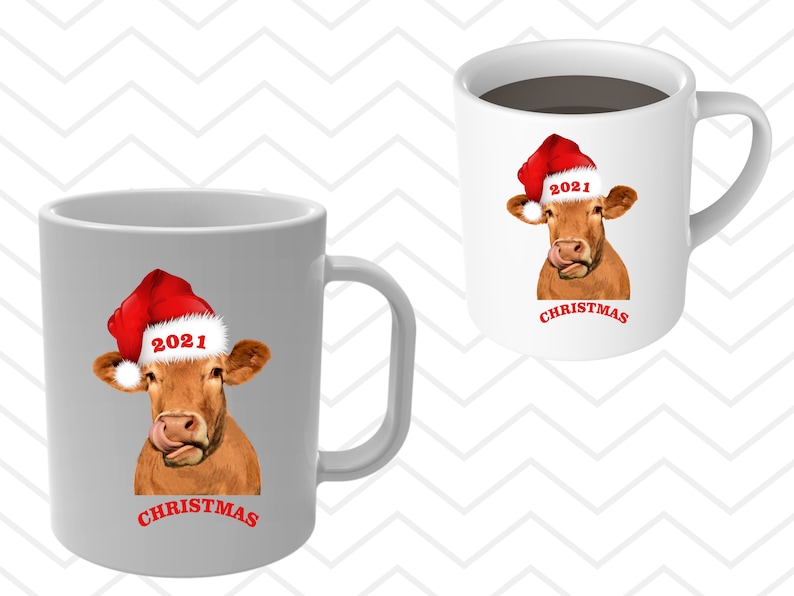 Christmas Cow SVG Christmas 2021 Funny Christmas SVG Cow ...