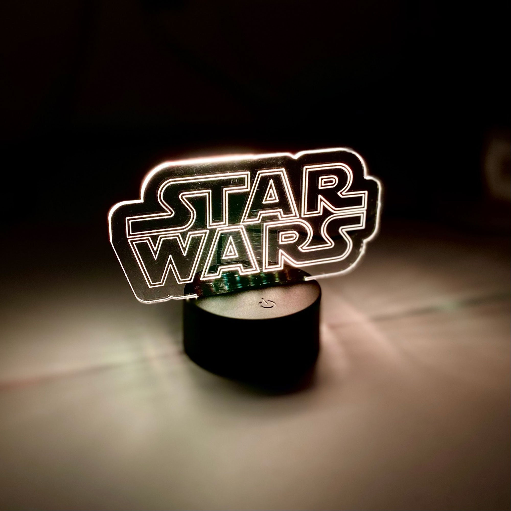 Star Wars Logo LED Light - Etsy