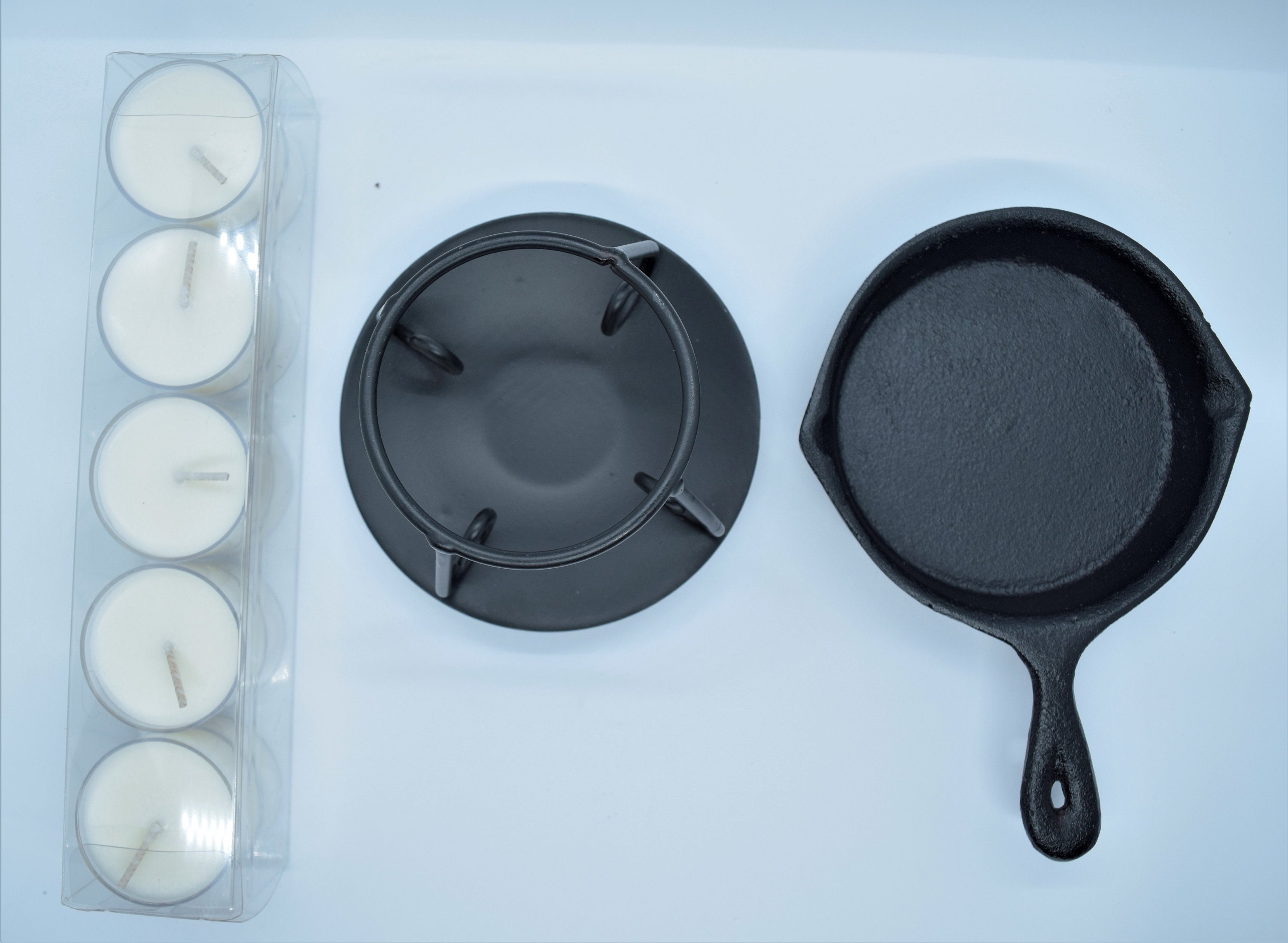 Cast Iron Skillet Wax Warmer With 10pack Unscented Soy Etsy Australia
