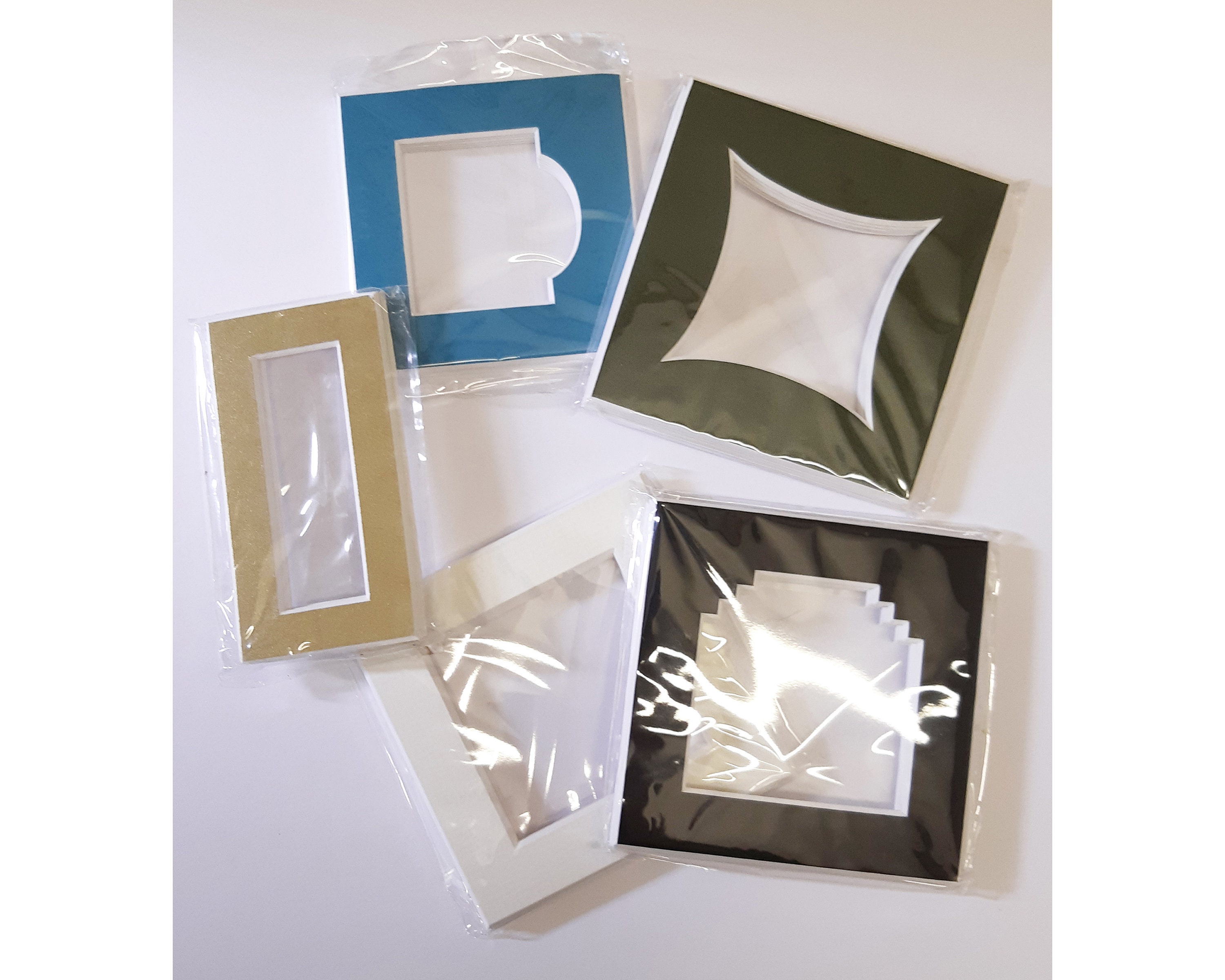 5 Packs of Fun Mini Picture Mounts 25 Mounts Total Etsy UK