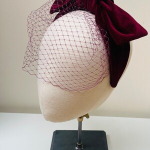 Vicky Velvet Tied Bows Ivory Headband
