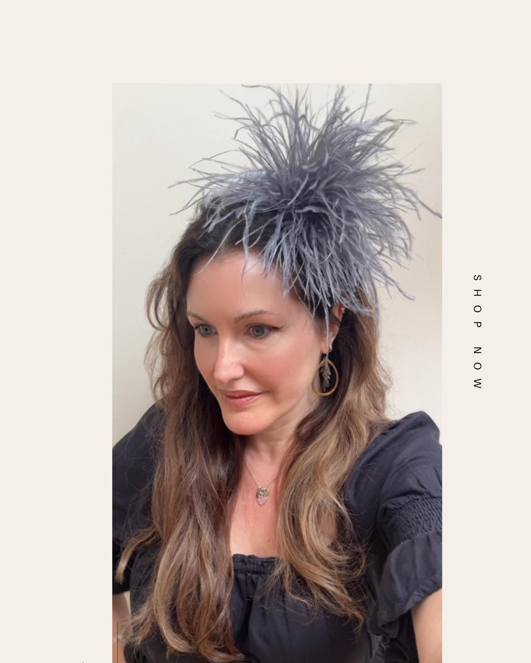 1960s Ostrich Hat - Etsy display picture 1