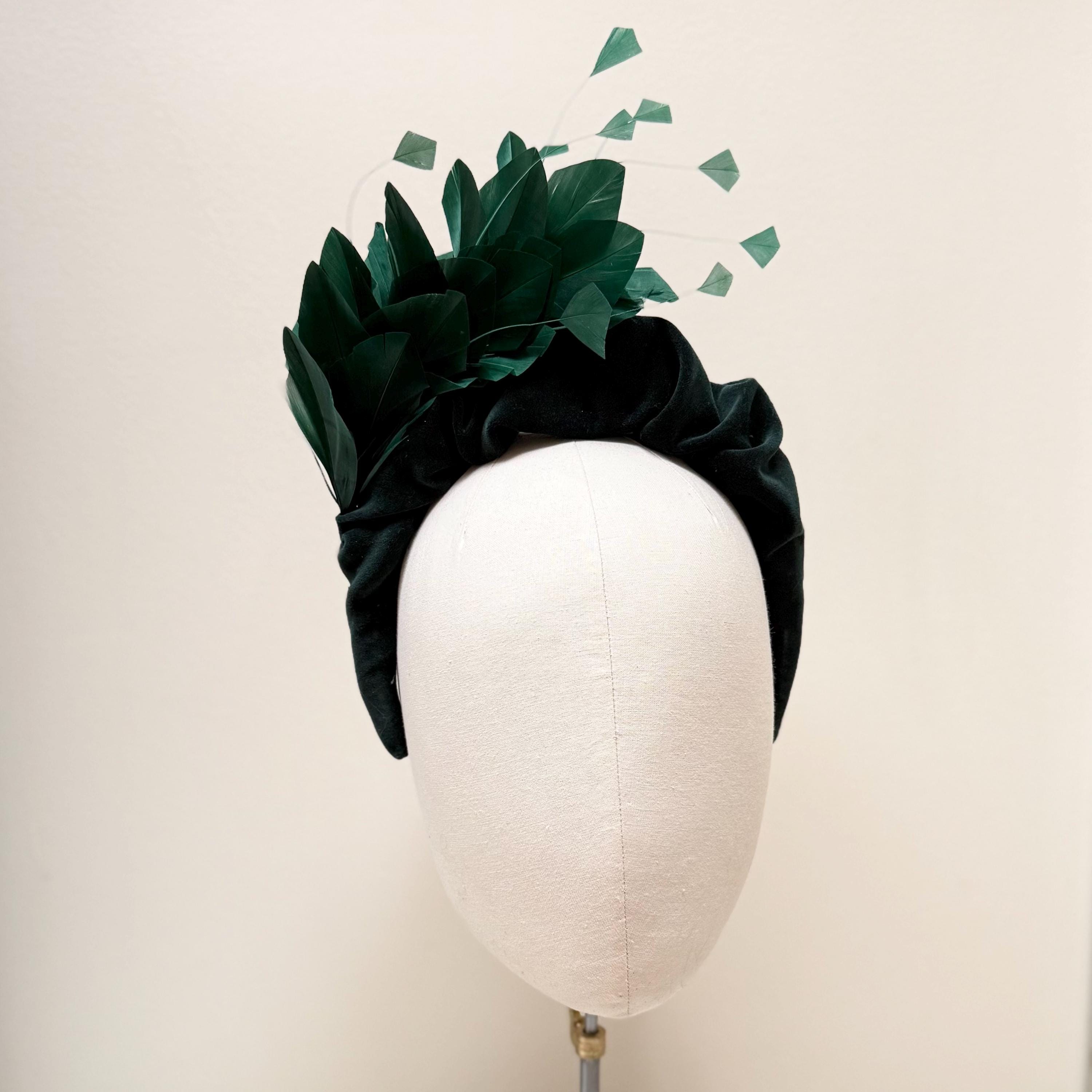 Dark Green Fascinators - Etsy
