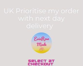 ASK SHOP BEFORE Purchase-  Rush my order with next day delivery within the uk
