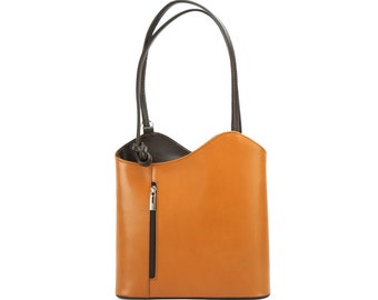 The Cloe Leather Shoulder Bag from Florence, Italy