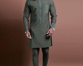 African wedding suit in the UK, African men's clothing UK, African men's wear UK, senator suit for men, Men's Kaftan, Groomsmen suit