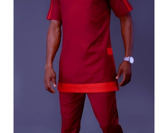 African men's clothing,  African tailored suit, African wear, African fashion for men, Dashiki, men's kaftan,  Senator wear