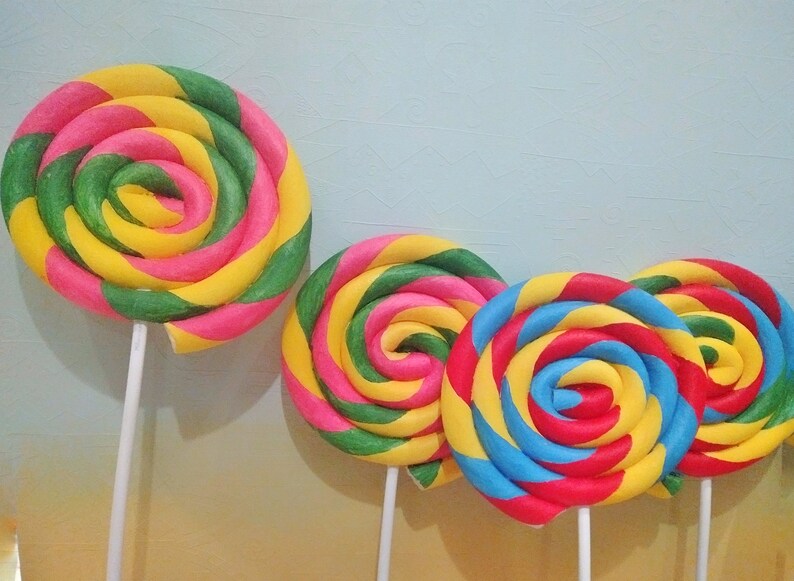Giant lollipop adult party props Giant photo props Large Etsy