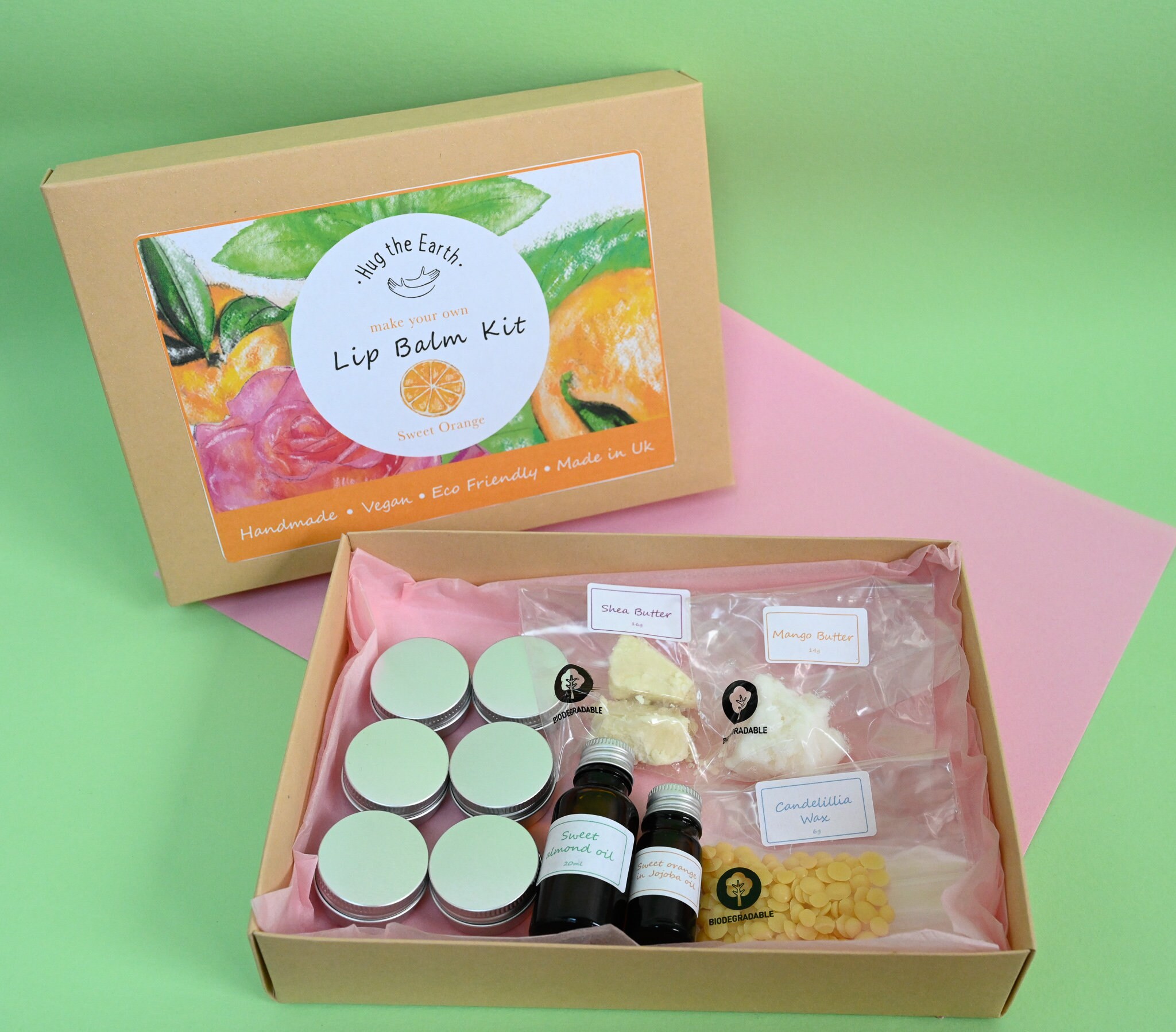 Make your own vegan Lip Balm Kit Etsy