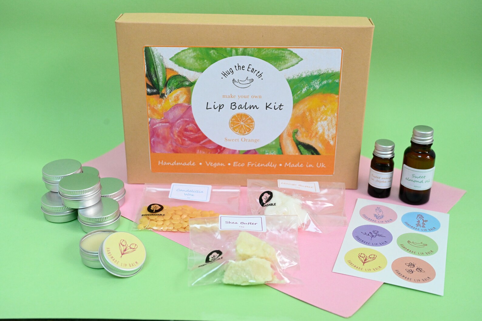 Make your own vegan Lip Balm Kit Etsy