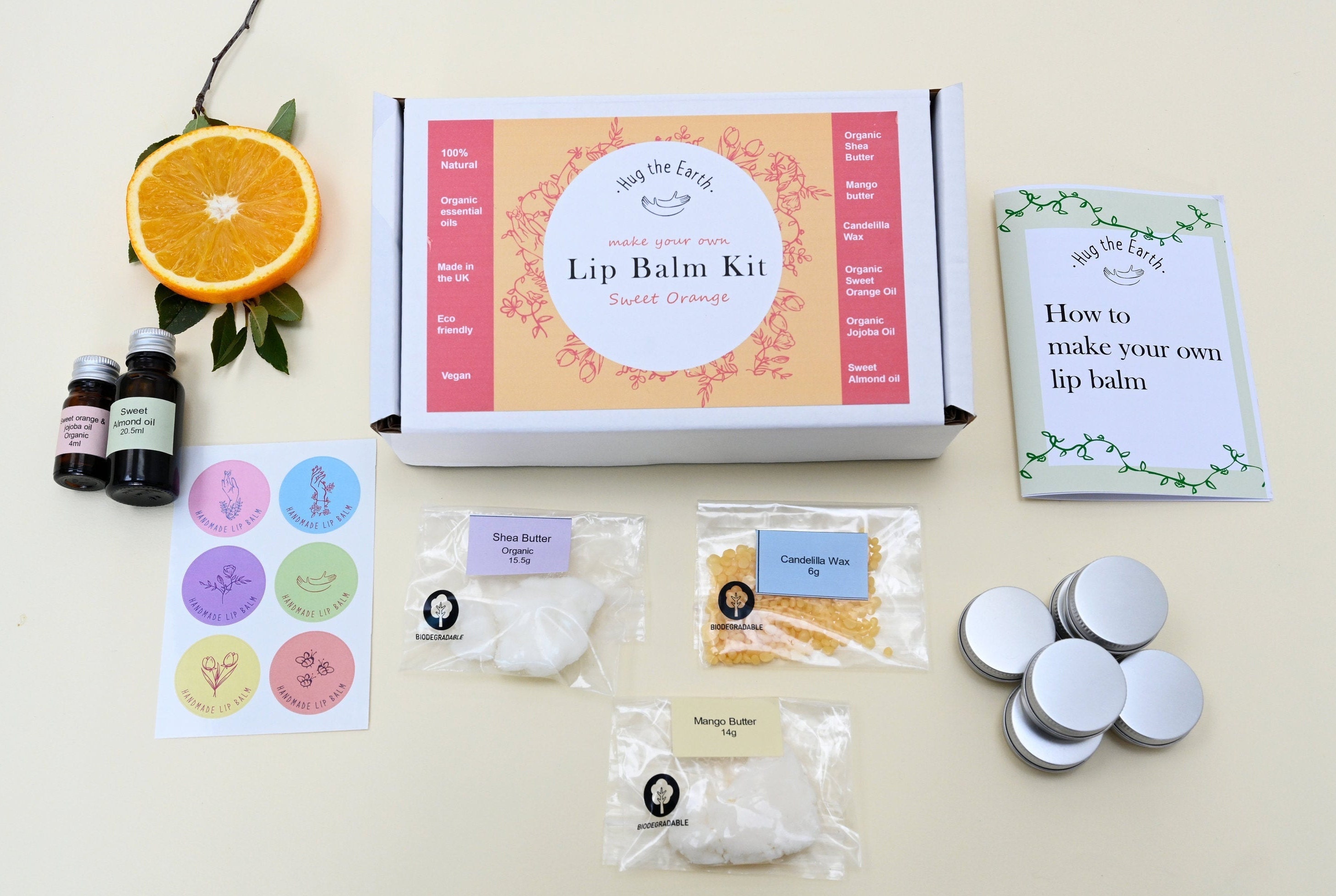 Make your own vegan Lip Balm Kit Etsy