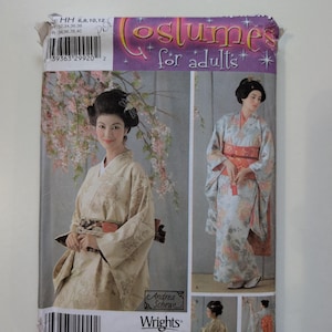 Sz 6 8 10 12 Uncut OOP Simplicity Andrea Schewe Japanese Kimono Obi Sewing Pattern 4080