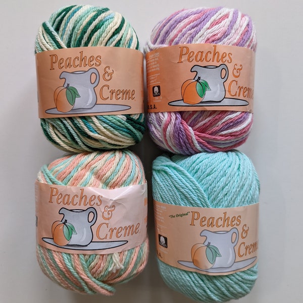 Peaches and Cream Yarn Etsy