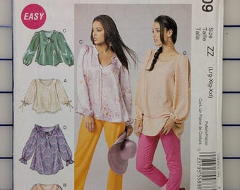 Simplicity 7102 Pattern Sz 18W-24W Simplicity Plus Size Easy to Sew Dress Jumper Pants Skirt ...